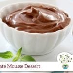 Raw Chocolate Mousse Pudding Dessert that's vegan and dairy-free from Kitchen of Life's Laura Bushey