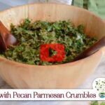 Kale-caesar-pecan-parmesan Kale Caesar with Pecan Parmesan Crumbles from Laura Bushey of Kitchenoflife.com